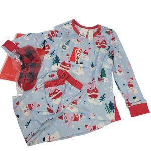 Peppa Pig Kids Christmas Pajama Set Blue Sz 4-5Y PatPat Long Sleeve Sleepwear